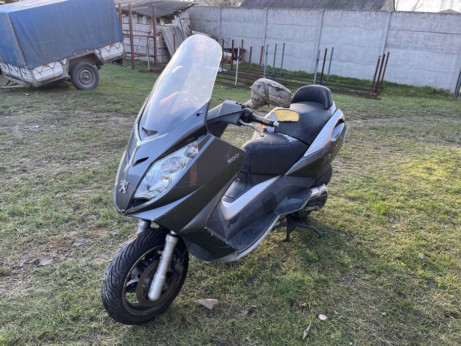 Peugeot Satelis 500 dużo części czasza osłony silnik linka wydech lagi