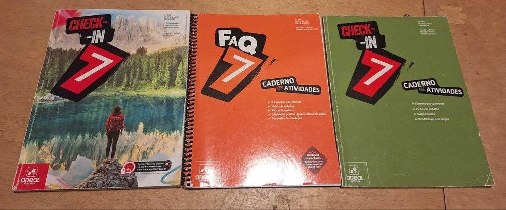 Lote Manuais Escolares 7.º Ano + Cadernos Fichas (Colos / Odemira)