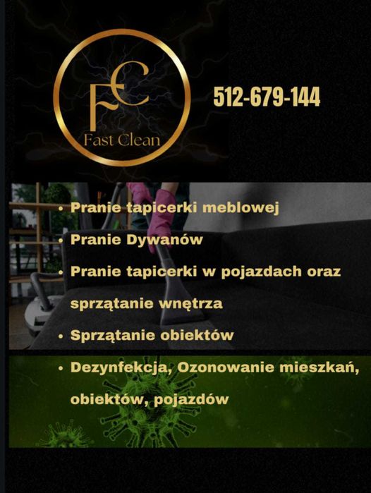 Pranie tapicerki samochodowej/meblowej/Ozonowanie/mycie wysokociśnieni