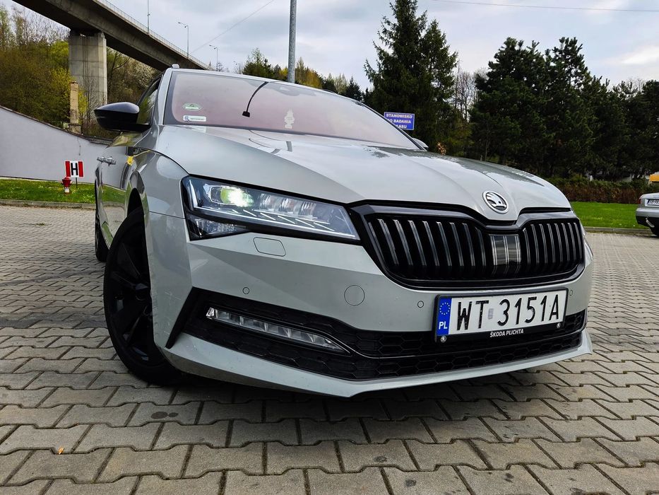 Skoda Superb 2.0TDI/190PS/Dsg/SPORTLINE/Pierwszy Włascicieł/Salon Polska