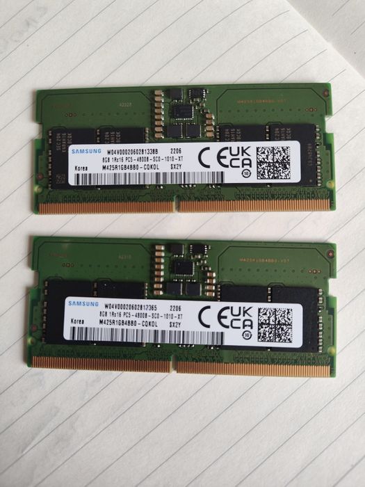 Pamięć RAM do laptopa Samsung 16GB ( 2x8GB) DDR5 4800
