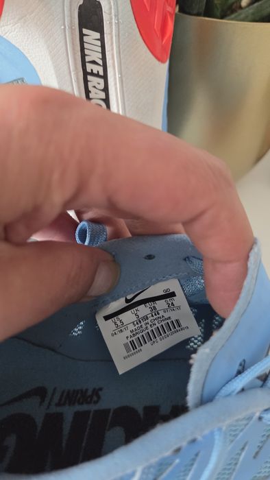 Kolce lekkoatletyczne nike błękitne 38