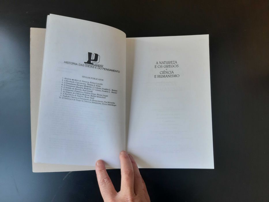 A Natureza e os Gregos e Ciência e Humanismo - Erwin Schrodinger
