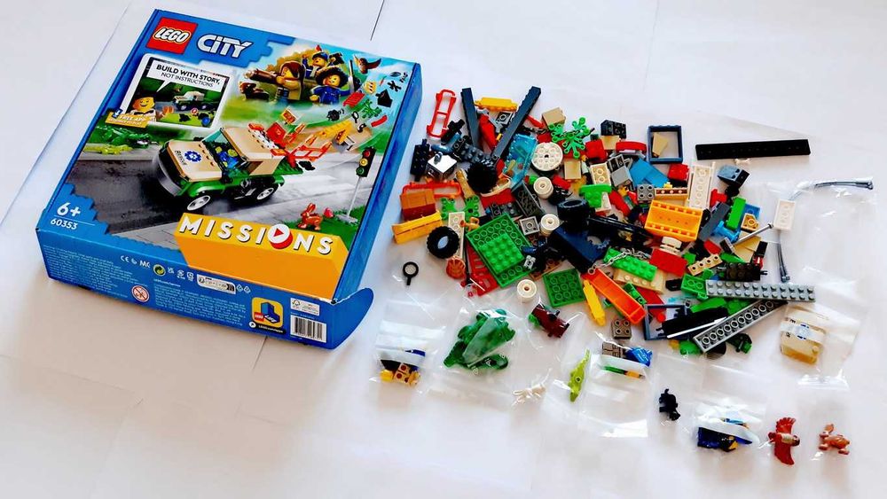 LEGO City 60353 Wild Animal Rescue Missions em peças novas