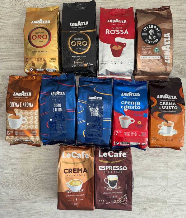 Кава Lavazza Kimbo Dallmayr MovenPick VENCEDOR зерно мелена Розчинна