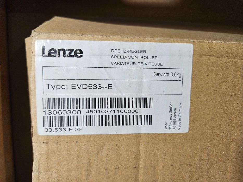 Lenze 530 EVD 533 E sterownik napęd kontroler prędkości silnika DC 4A