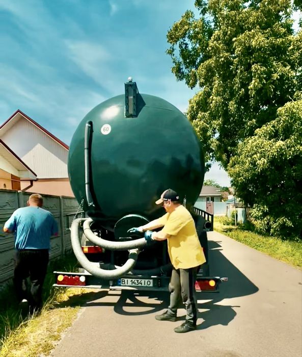 ТЕРМІНОВЕ  ВИКАЧУВАННЯ ВИГРІБНИХ ЯМ до 15 куб м. Бориспіль та район
