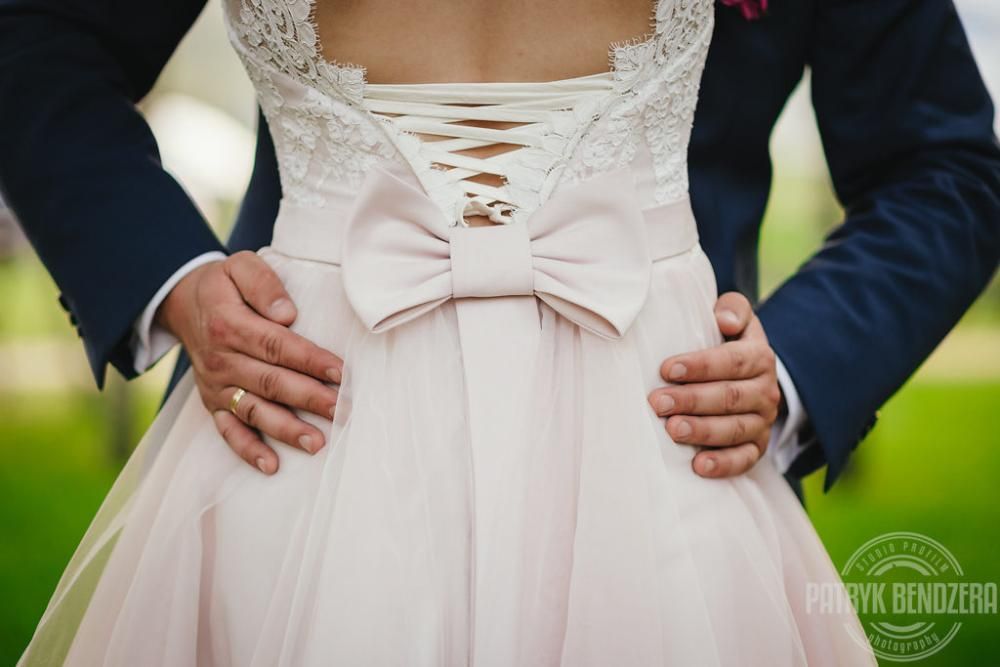 Suknia ślubna PUDROWY RÓŻ