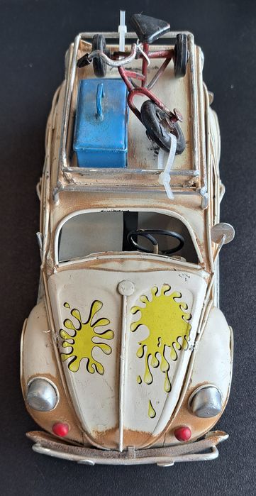 Carro VW Carocha em metal - Novo