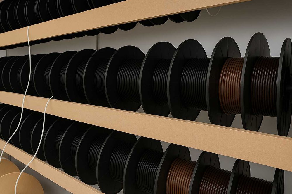 Szpula Szpulka Na Lampki Drut Sznurek Przedłużacz Kabel Przewód 200mm