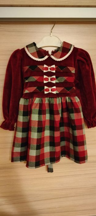 Świąteczna sukienka 92 nowa