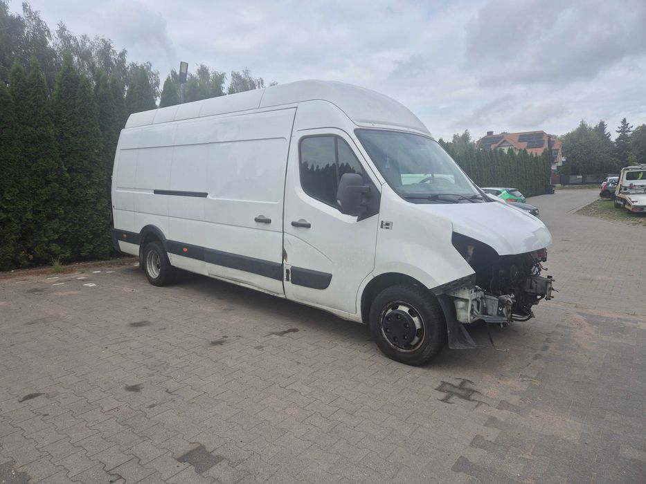 Nissan NV400 Master 2.3 130km biturbo 2015r L4H3 Bliźniak Tył napęd max Uszkodzony silnik