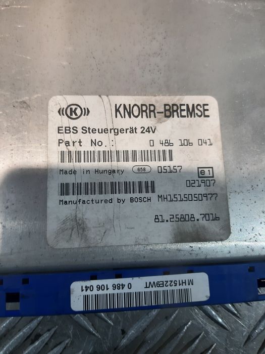 Sterownik Komputer Man Ebs 24V 81258087016 0486106041