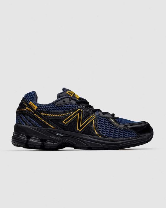 Кросівки New Balance 860 v2 x Dime Blue Black Yellow premium | Кроссовки чоловічі