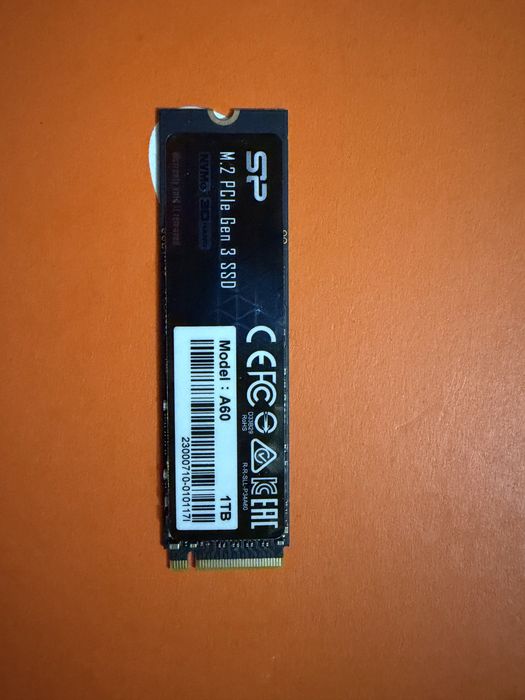 Dysk SSD M.2 NVMe 1TB Silicon Power A60 PCIe 3.0 | 99% sprawności, tylko 17 TB zapisu!