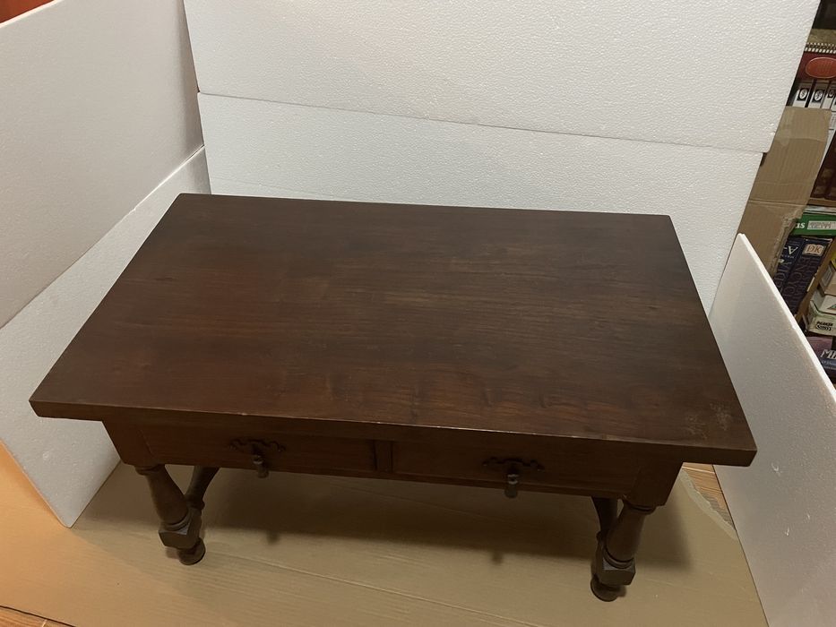 Mesa de centro madeira maciça