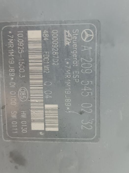 Módulo de abs - mercedes-benz c-class t-model (s203) | 01 - 07