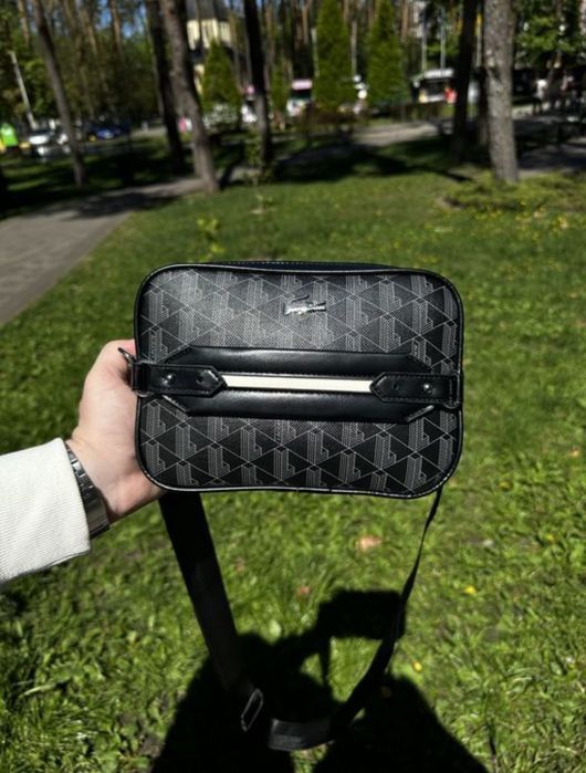 Барсетка LACOSTE чоловіча 25х20 см з пильником