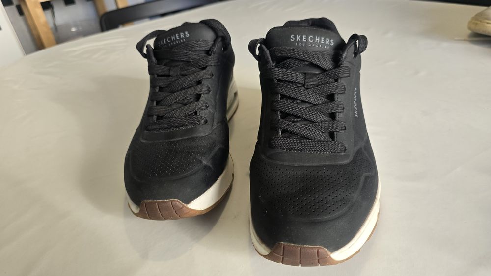 Ténis Skechers uno stand on air 41 pretos sapatilhas usados 4/5 vezes