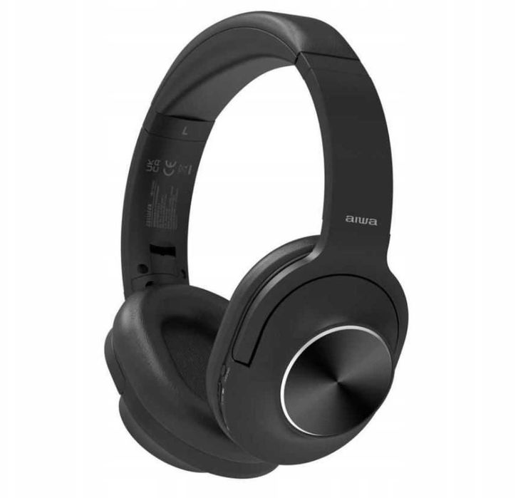Słuchawki bezprzewodowe Aiwa HST-220BT Nauszne Bluetooth 5.4 Czarne