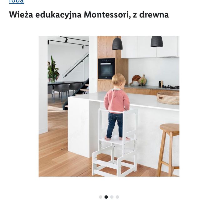 Wieża edukacyjna Montessori