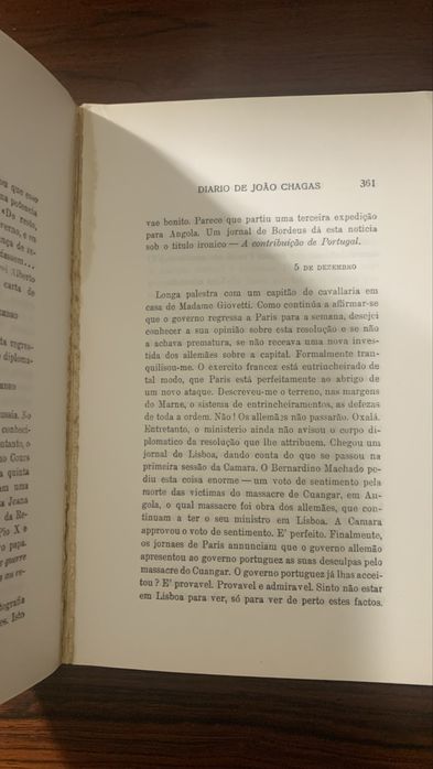 Diário I de João chagas