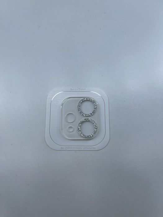 Iphone 11. Скло для камери з світловідблискуючими блискітками
