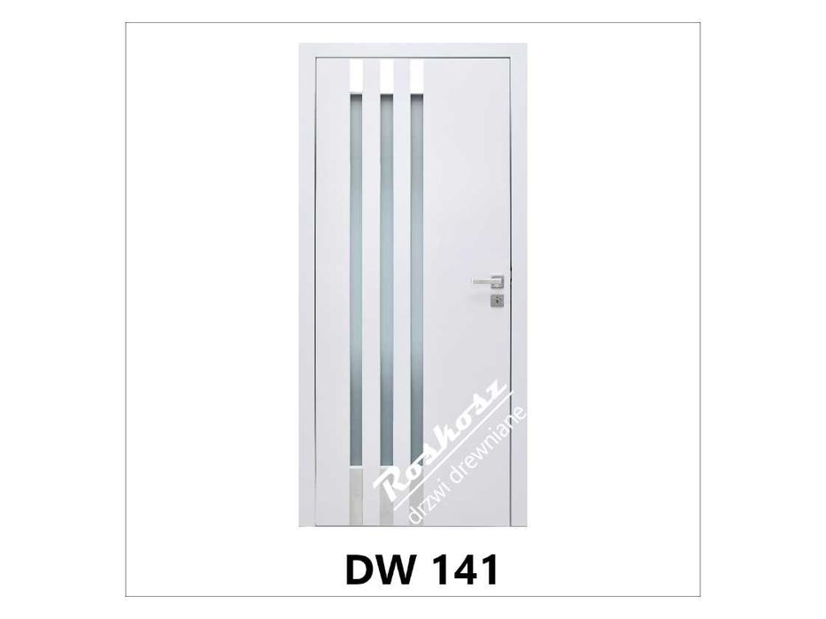 * DRZWI WEWNĘTRZNE drewniane nowoczesne pokojowe ROSKOSZ