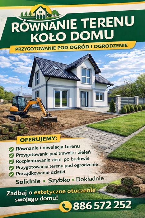 Wykończenia domów terenu