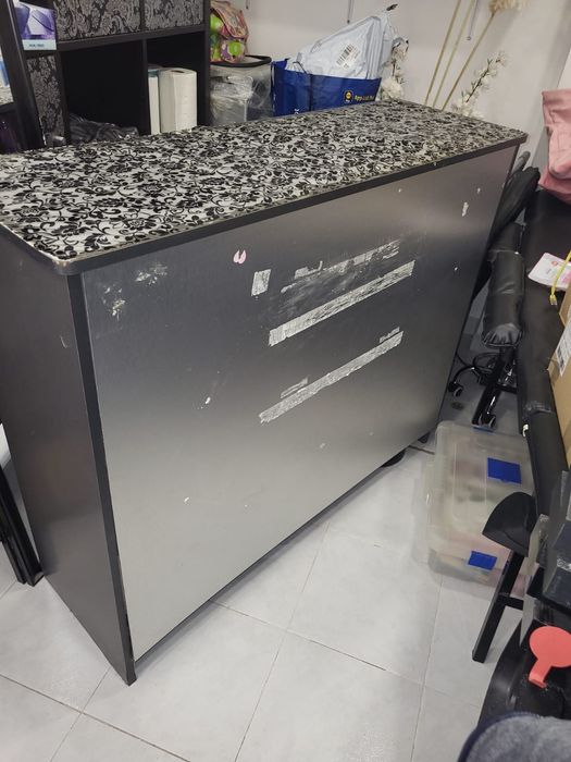 Balcão de recepção