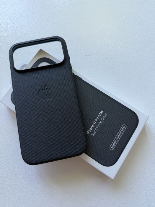 Чехол APPLE для iPhone 17 Pro Max TechWoven Case MagSafe Black (MGF84ZM/A)