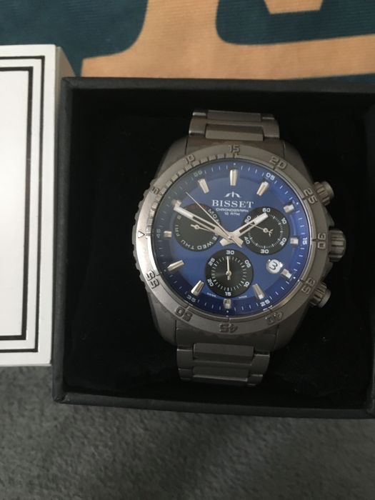 Zegarek BISSET Tytanowy Szwajcarki - Swiss  Made Chronograph