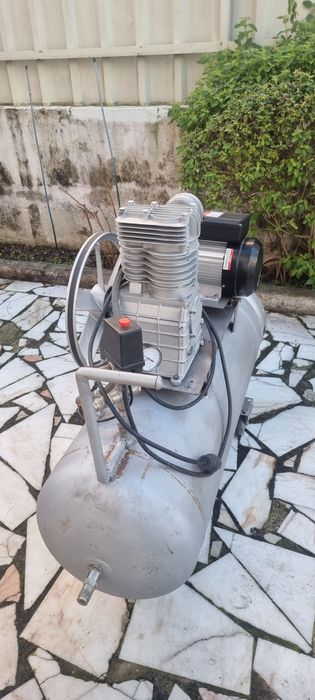 Compressores monofásicos de 150L com motores novos de 3cv