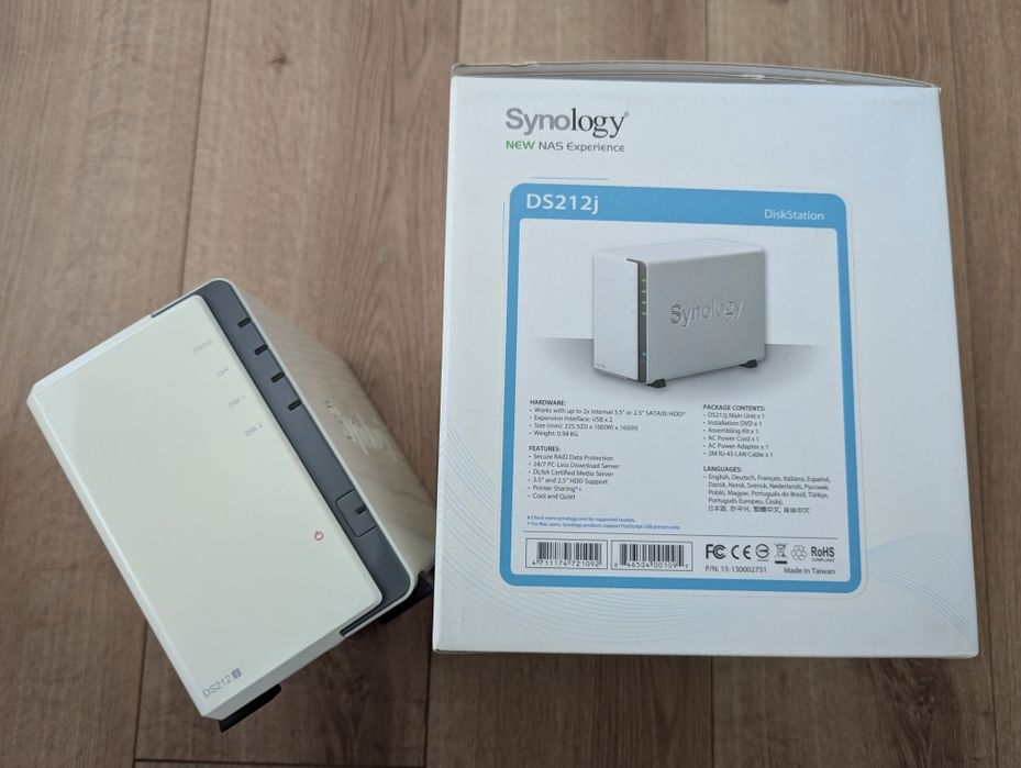 Synology ds 212j serwer 100% sprawny