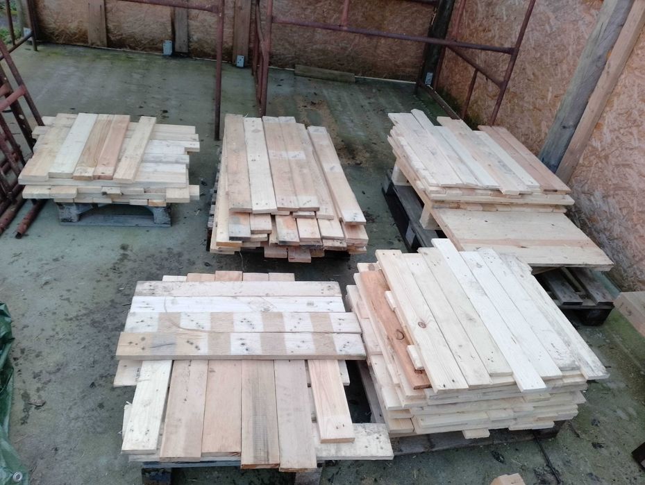 Deski z palet długosć od 70cm do 120 .