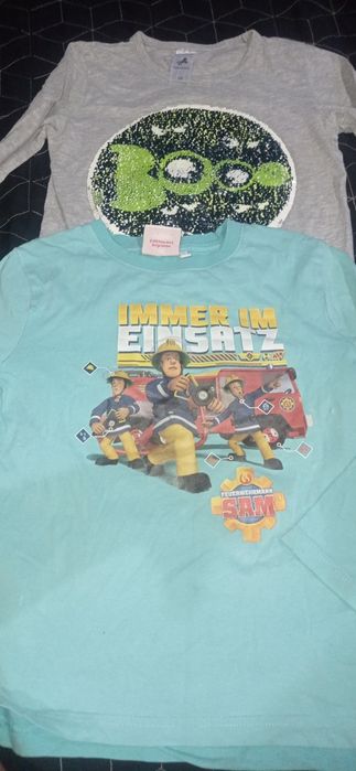 Tshirty chłopięce długi rękaw bluzki 122 128
