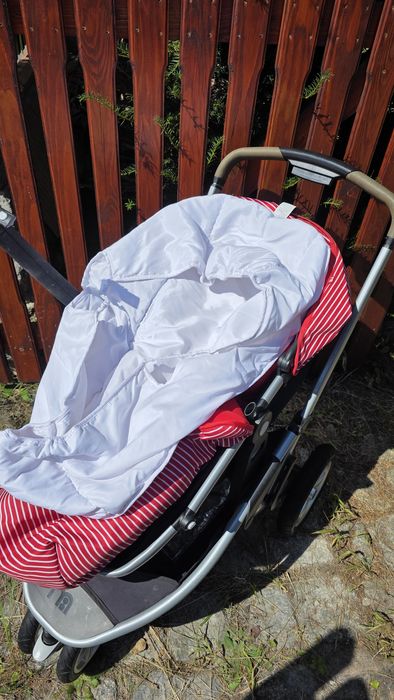 Wózek spacerówka nosidełko wielofunkcyjny koła pompowane