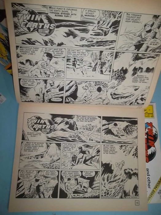 "TWIN EARTHS" - Al McWilliams & Oskar Lebeck - 14 revistas.