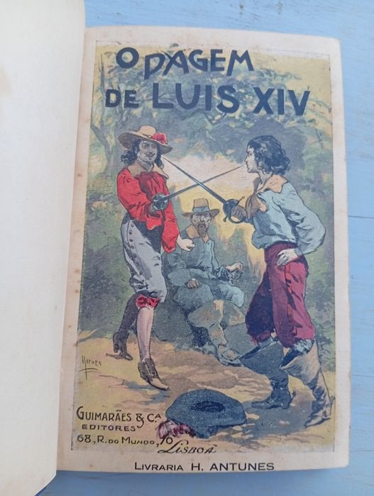 Livro Antigo "O Pagem de Luís XIV" - Ponson du Terrail (1916)
