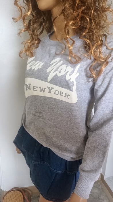 Szara bluza NewYork
