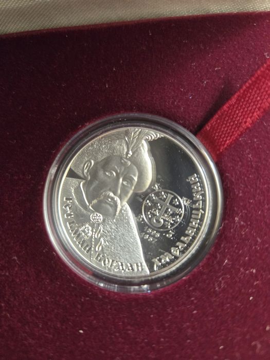 Срібна монета БОГДАН ХМЕЛЬНИЦЬКИЙ, 1 унція, 999 проба, до 3000 шт.