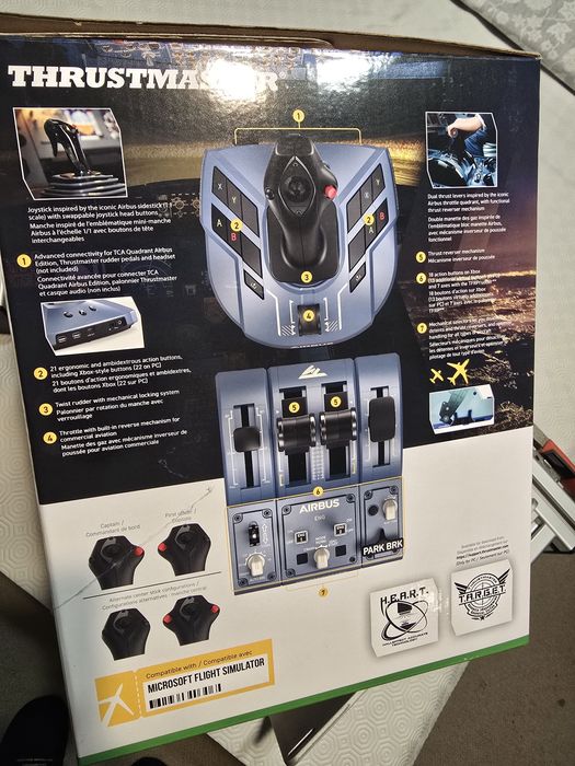 TCA Captain Pack Airbus Edition+Suportes secretária