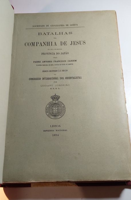 Batalhas da Companhia de Jesus na sua Gloriosa Provincia do Japão