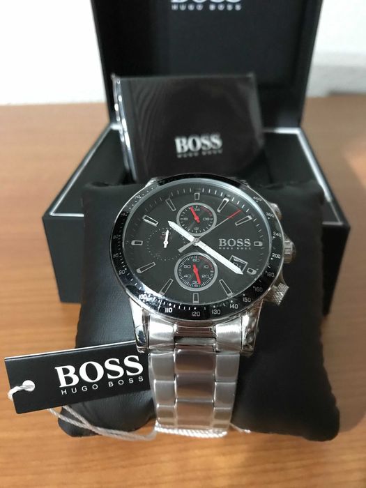 Relógio Hugo Boss Prateado & Preto