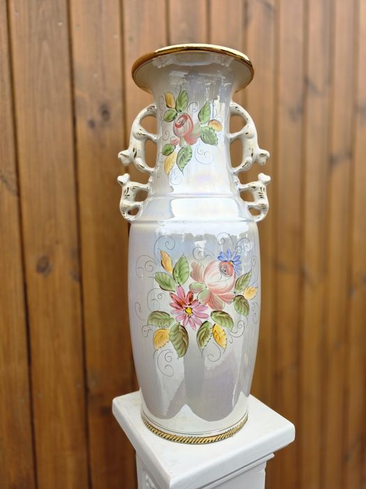 Wazon Depose perłową kwiaty lwy #1710 Stylowy Węgrów