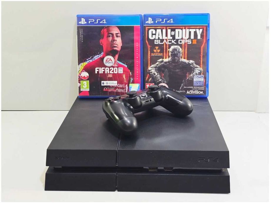 Konsola ps4 FAT + 2 GRY