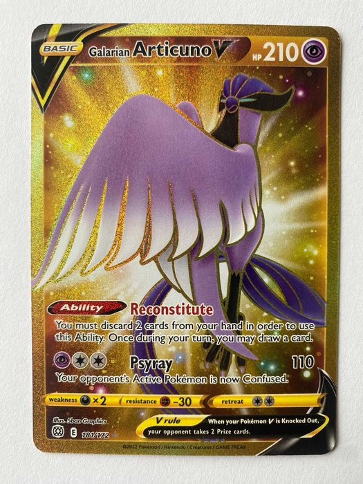 Karta Pokemon: Galarian Articuno V (BRS 181) / Brilliant Stars