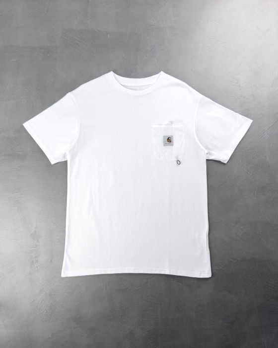 Футболка Carhartt WIP Pocket Logo Mountains T-Shirt White