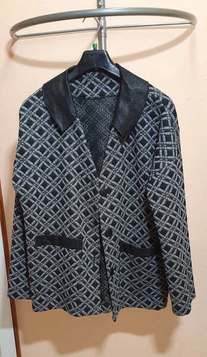 Żakiet kurtka blezer gofrowany 46/48