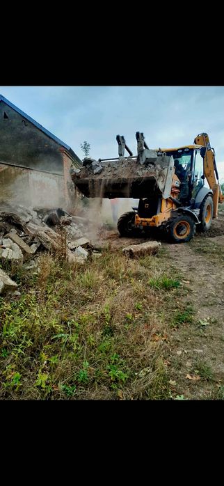 Usługi - koparka, koparkoladowarka, roboty ziemne,